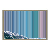 24×18" Float Frame Canvas - Natural Frame variant