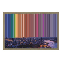 24×18" Float Frame Canvas - Natural Frame variant