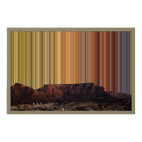 24×18" Float Frame Canvas - Natural Frame variant