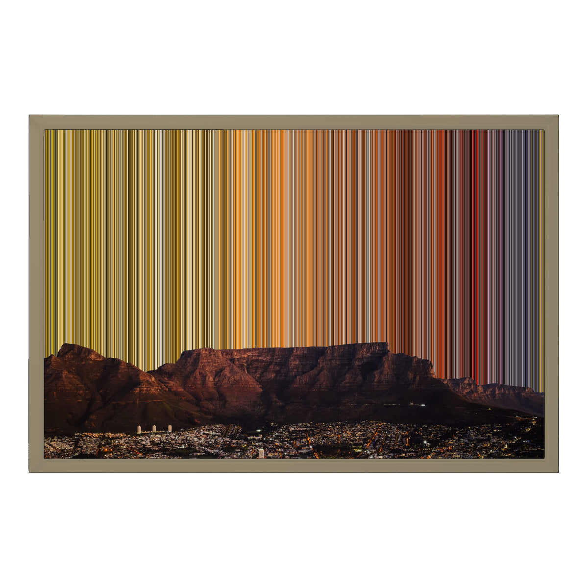 24×18" Float Frame Canvas - Natural Frame variant
