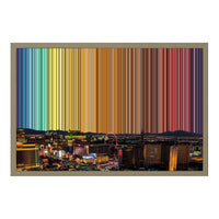 24×18" Float Frame Canvas - Natural Frame variant