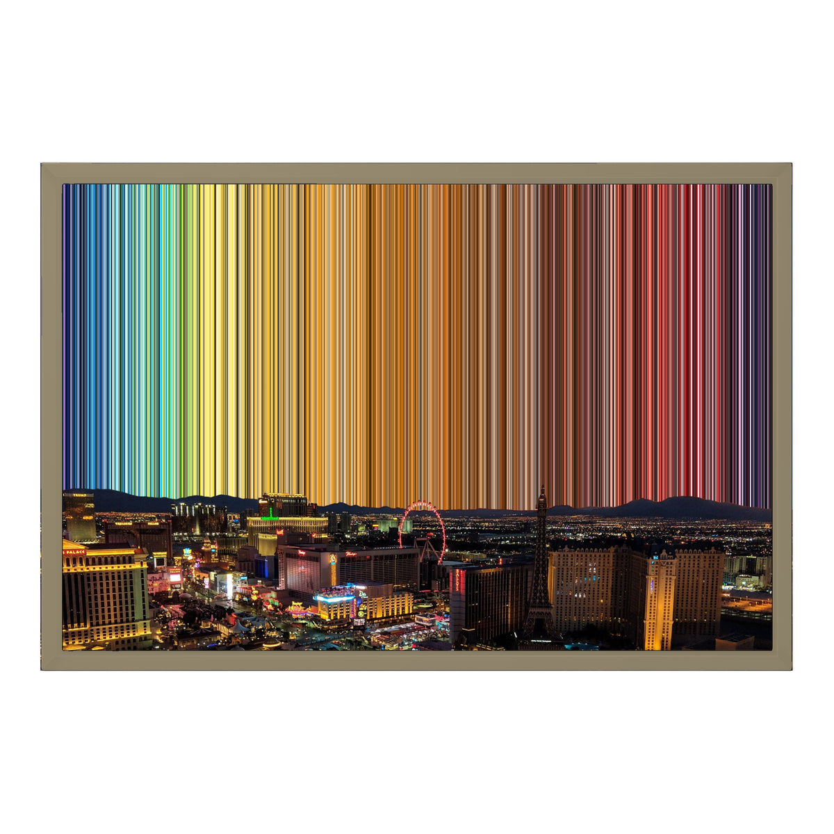 24×18" Float Frame Canvas - Natural Frame variant