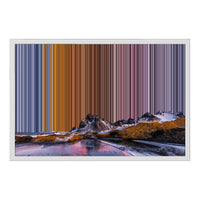 Canvastavla i floaterram, 24×18", vit ram