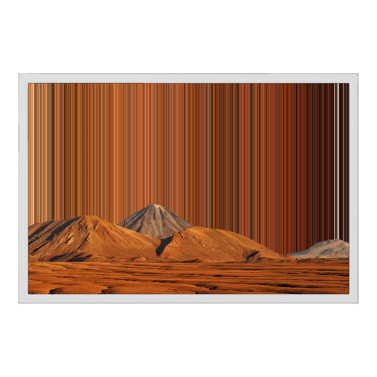 24×18" Float Frame Canvas - White Frame variant