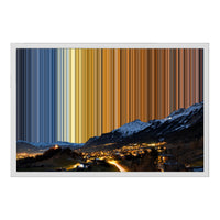 24×18" Float Frame Canvas - White Frame variant