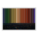 24×18" Float Frame Canvas - White Frame variant