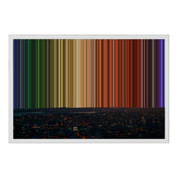 24×18" Float Frame Canvas - White Frame variant