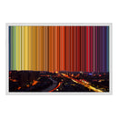 24×18" Float Frame Canvas - White Frame variant