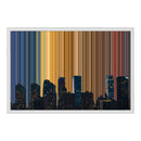 24×18" Float Frame Canvas - White Frame variant