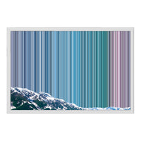 24×18" Float Frame Canvas - White Frame variant