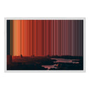 24×18" Float Frame Canvas - White Frame variant
