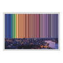 24×18" Float Frame Canvas - White Frame variant