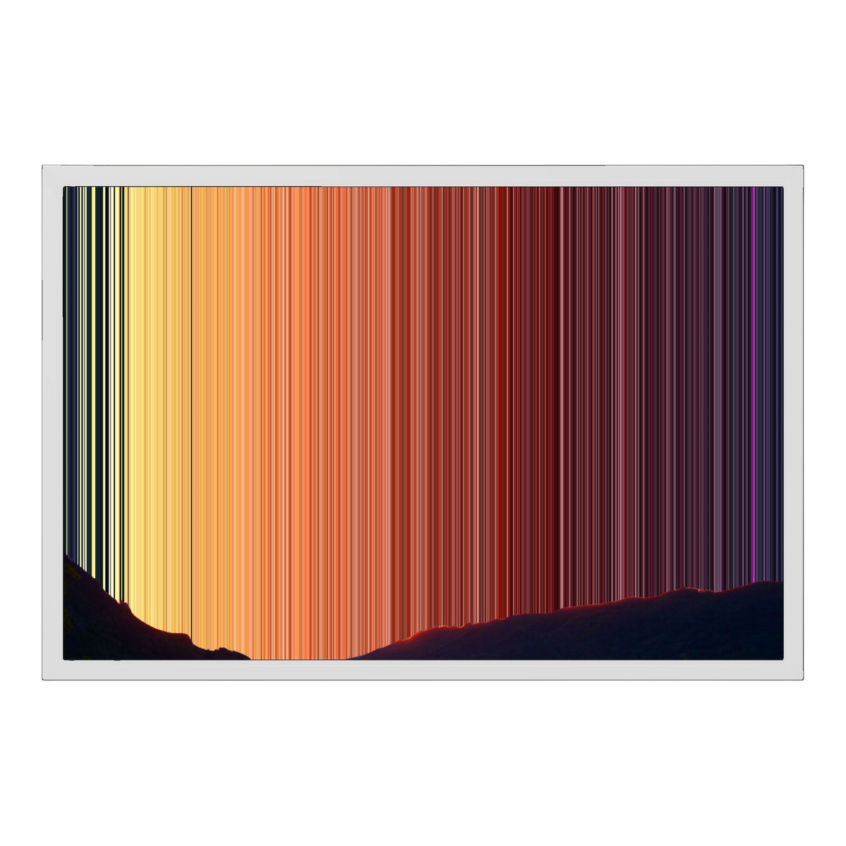 24×18" Float Frame Canvas - White Frame variant