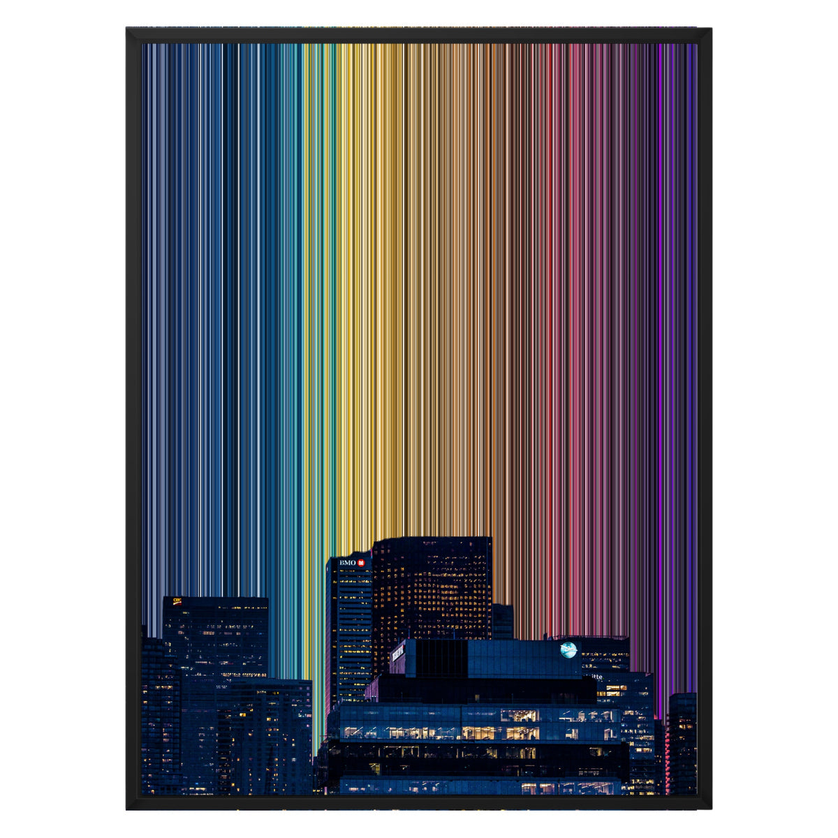 24×30" Float Frame Canvas - Black Frame variant