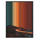 24×30" Metallic Float Frame Canvas - Black Frame variant