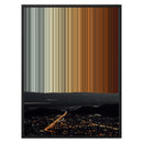 24×30" Metallic Float Frame Canvas - Black Frame variant