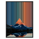 Leinwandbild mit Schattenfugenrahmen im Format 24×30", schwarzer Rahmen