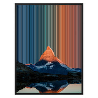 Leinwandbild mit Schattenfugenrahmen im Format 24×30", schwarzer Rahmen