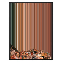 24×30" Metallic Float Frame Canvas - Black Frame variant