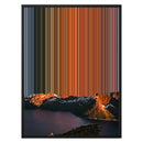 24×30" Metallic Float Frame Canvas - Black Frame variant