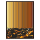 24×30" Metallic Float Frame Canvas - Brown Frame variant