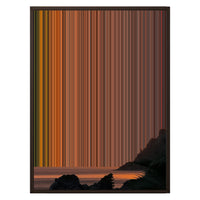 24×30" Metallic Float Frame Canvas - Brown Frame variant