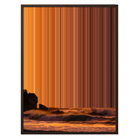 24×30" Metallic Float Frame Canvas - Brown Frame variant