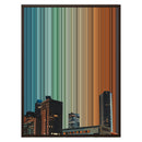 24×30" Metallic Float Frame Canvas - Brown Frame variant