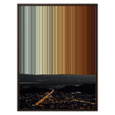 24×30" Metallic Float Frame Canvas - Brown Frame variant