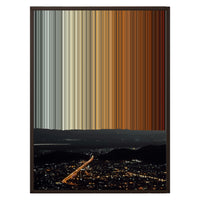 24×30" Metallic Float Frame Canvas - Brown Frame variant