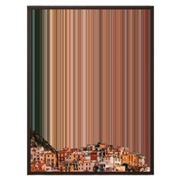 24×30" Metallic Float Frame Canvas - Brown Frame variant