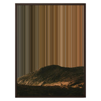 24×30" Metallic Float Frame Canvas - Brown Frame variant