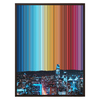 24×30" Metallic Float Frame Canvas - Brown Frame variant