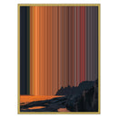 24×30" Metallic Float Frame Canvas - Gold Frame variant