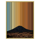 24×30" Metallic Float Frame Canvas - Gold Frame variant