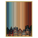 24×30" Metallic Float Frame Canvas - Gold Frame variant