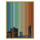 24×30" Metallic Float Frame Canvas - Gold Frame variant