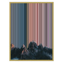 24×30" Metallic Float Frame Canvas - Gold Frame variant