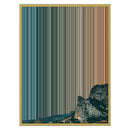 24×30" Metallic Float Frame Canvas - Gold Frame variant