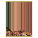 24×30" Metallic Float Frame Canvas - Gold Frame variant