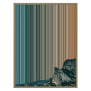 24×30" Metallic Float Frame Canvas - Natural Frame variant