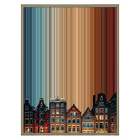 24×30" Metallic Float Frame Canvas - Natural Frame variant