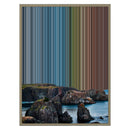 24×30" Metallic Float Frame Canvas - Natural Frame variant