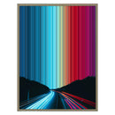 24×30" Metallic Float Frame Canvas - Natural Frame variant