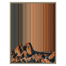 24×30" Metallic Float Frame Canvas - Natural Frame variant