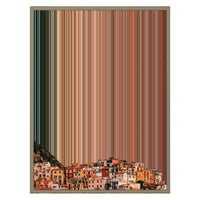 24×30" Metallic Float Frame Canvas - Natural Frame variant