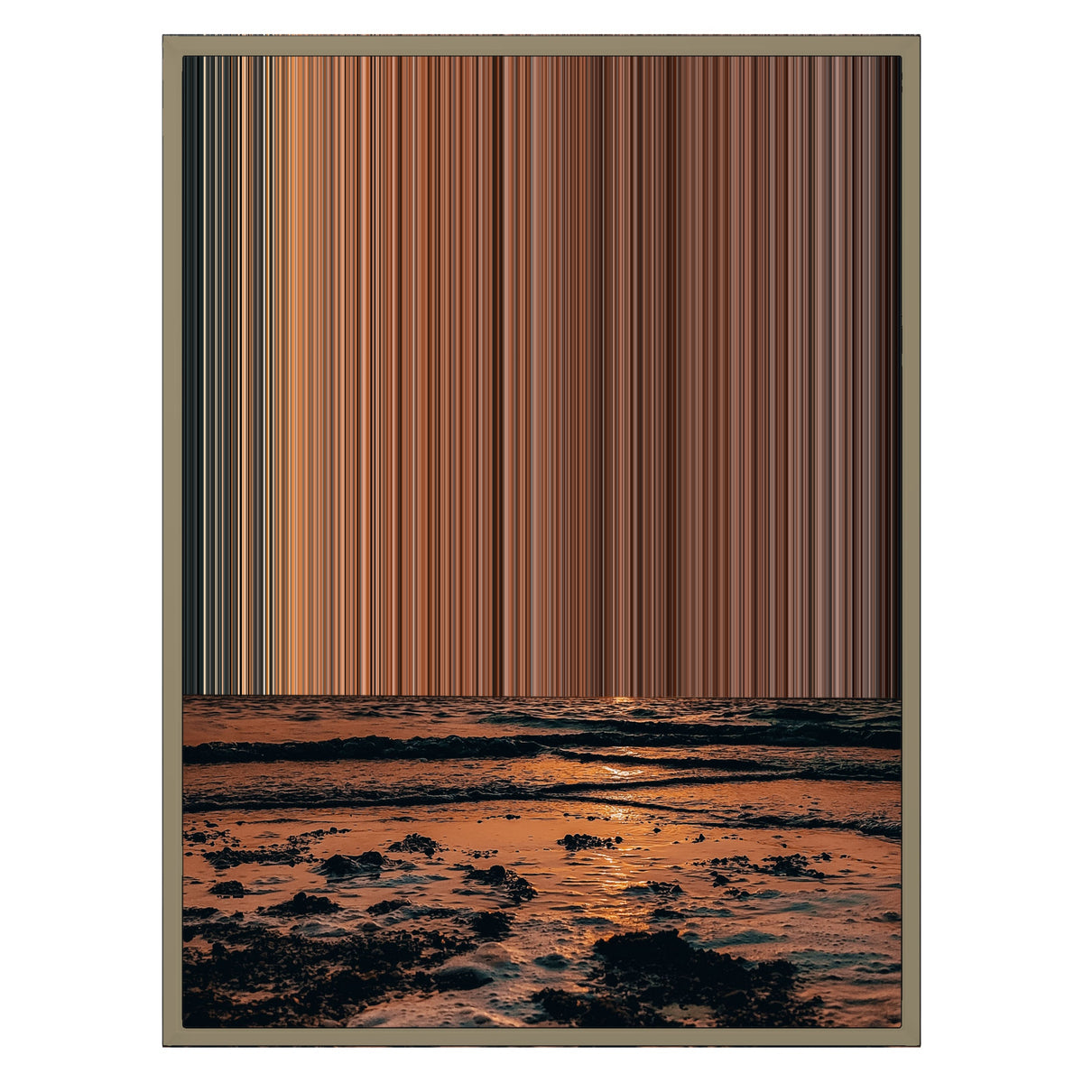 24×30" Float Frame Canvas - Natural Frame variant