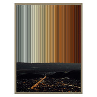 24×30" Metallic Float Frame Canvas - Natural Frame variant