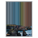 24×30" Metallic Float Frame Canvas - Silver Frame variant