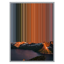 24×30" Metallic Float Frame Canvas - Silver Frame variant